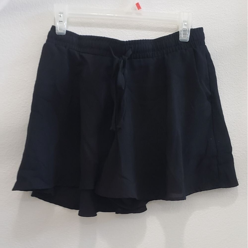 Sheer black shorts swim suit cover size XXL. PLEASE SEE MEASUREMENTS